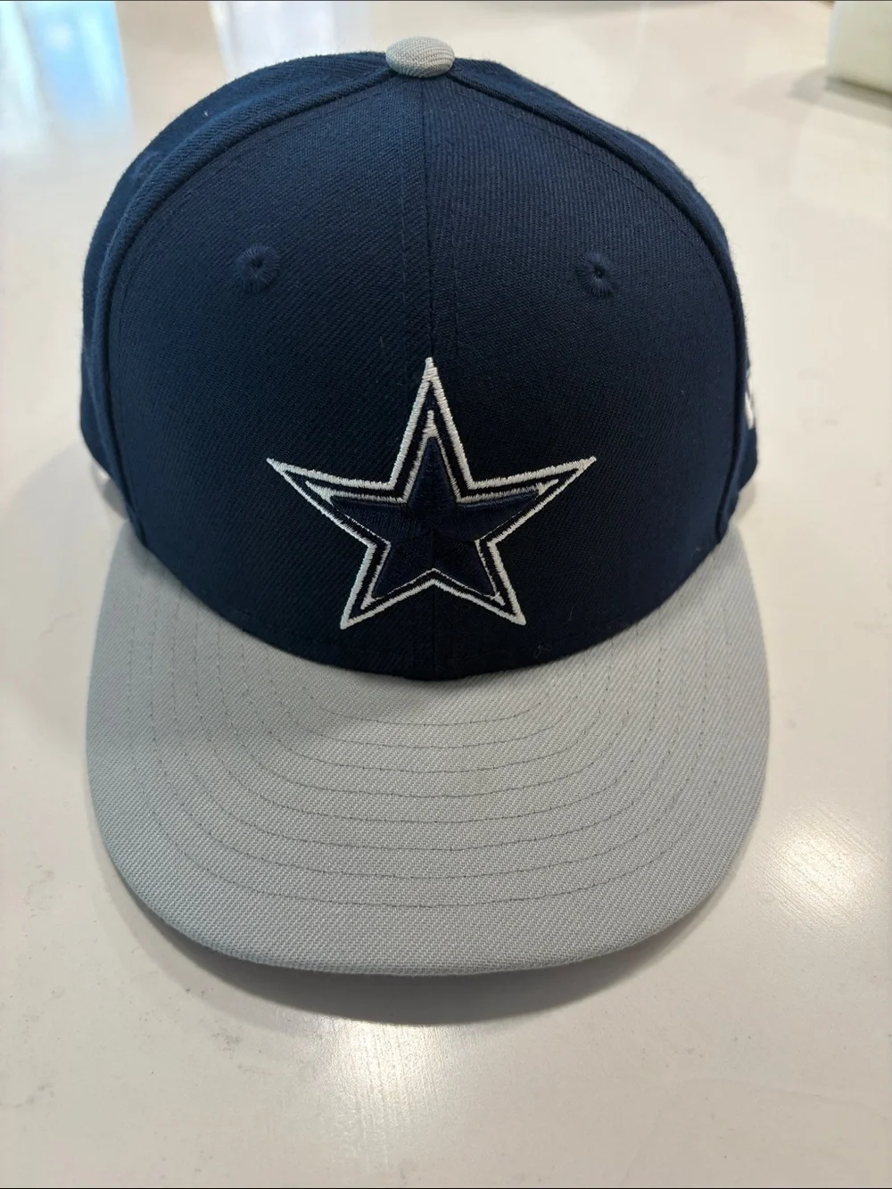 Youth Dallas Cowboy Navy and Light Gray Snapback Cap NFL